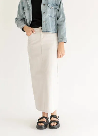 Inherit Clothing Company Stella Maxi Skirt In Cloud
