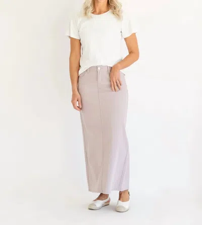 Inherit Clothing Company Stella Maxi Skirt In Lilac