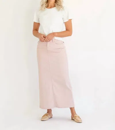 Inherit Clothing Company Stella Maxi Skirt In Rose