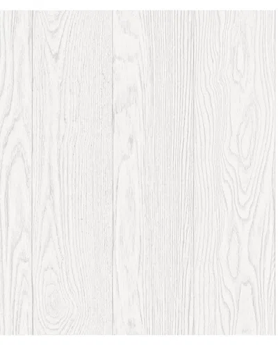 Inhome Timber White Peel & Stick Wallpaper