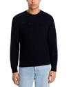 Inis Meain Breidin Wool & Cashmere Sweater In Blue