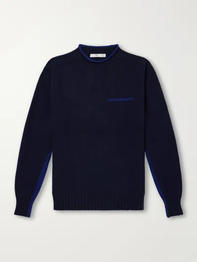 Inis Meain Wool Sweater In Animal Print