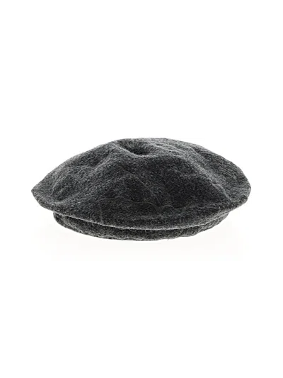 Pre-owned Initial Hat In Gray