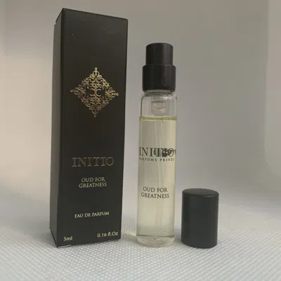 Initio Parfums Prives Unisex Oud For Greatness Edp Spray 0.16 oz Fragrances 3701415902077 In Transparent