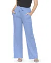 Inizio Amalfi Linen Pant In Blue In Blue