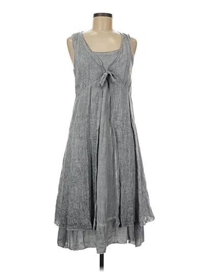 Pre-owned Inizio Casual Dress In Gray