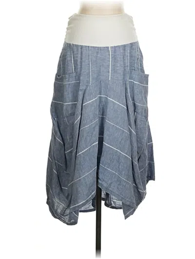 Pre-owned Inizio Denim Skirt In Blue