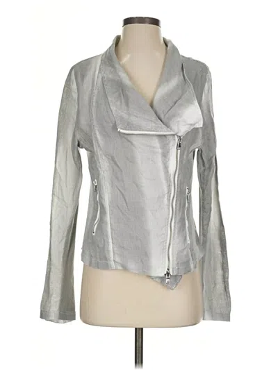Pre-owned Inizio Jacket In Silver