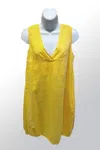 Inizio Women's Italian Linen Dress In Sunflower
