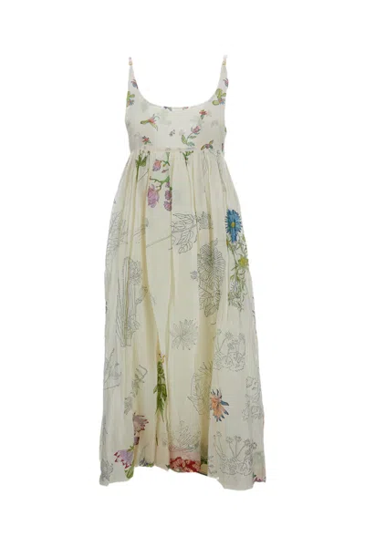 Injiri Hazel Slip Dress In Green