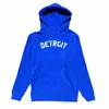 Ink Detroit Men's Pullover Hoodie In Royal Blue In Blue