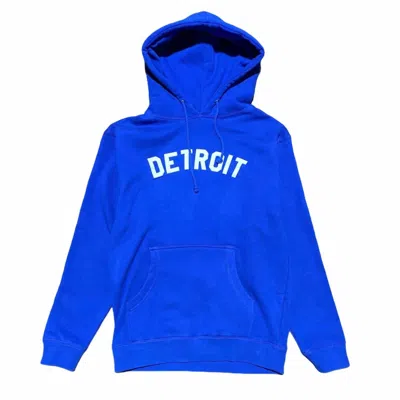 Ink Detroit Men's Pullover Hoodie In Royal Blue