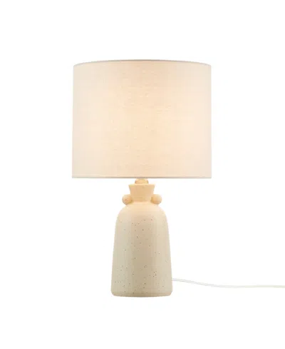 Ink+ivy 16" Alarid Ceramic Accent Table Lamp In Cream