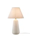 Ink+ivy 21" Veluna Textured Ceramic Table Lamp In Pink