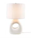Ink+ivy 22" Trilluxe Ceramic Table Lamp In White