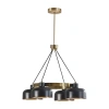 Ink+ivy Abbott 4-light Metal Shade Chandelier In Multi
