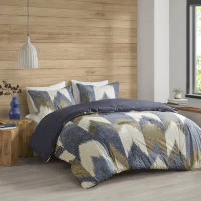 Ink+ivy Alpine Cotton Comforter Mini Set In Navy Comforter