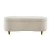 Ink+ivy Bailey Upholstered Bench In White