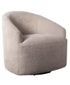 Ink+ivy Bonn Upholstered 360° Swivel Chair In Beige