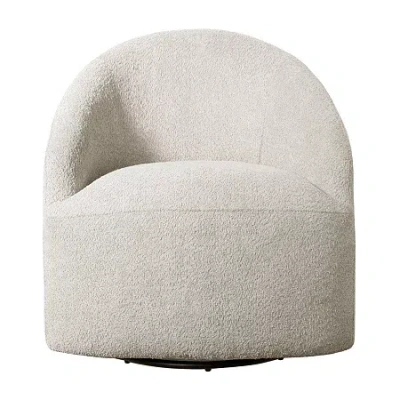 Ink+ivy Bonn Swivel Armchair In White