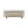 Ink+ivy Boucle Flip Top Storage Bench In Neutral