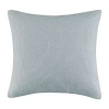 Ink+ivy Bree Knit Euro Pillow Cover In Blue