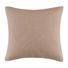 Ink+ivy Bree Knit Euro Pillow Cover In Brown