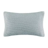 Ink+ivy Bree Knit Oblong Pillow Cover In Blue