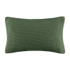 Ink+ivy Bree Knit Oblong Pillow Cover In Green