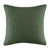 Ink+ivy Bree Knit Square Pillow Cover In Green