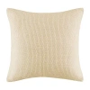 Ink+ivy Bree Knit Square Pillow Cover In Neutral
