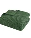 Ink+ivy Bree Knit Throw, 50" X 60" In Green