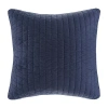 Ink+ivy Camila Cotton Quilted Euro Sham In Blue