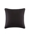 Ink+ivy Camila Embroidered Cotton Sham, European In Black