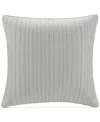 Ink+ivy Camila Embroidered Cotton Sham, European In Grey