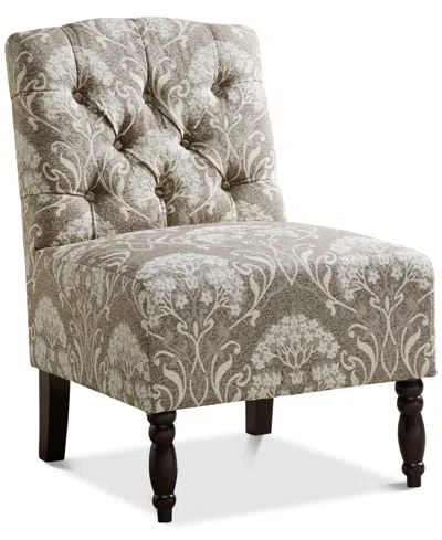 Ink+ivy Charlotte Tufted Armless Chair In Neutral