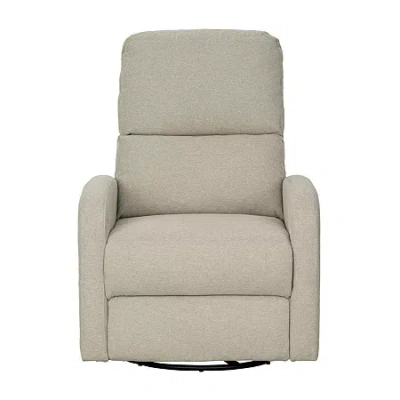 Ink+ivy Curved Slope-arm Recliner In Neutral
