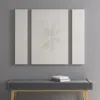 Ink+ivy Hand Embellished Abstract 3-piece Canvas Wall Art Set In Gray