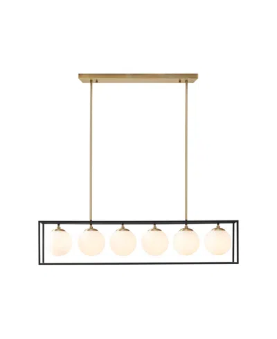Ink+ivy Helena Industrial Styled Chandelier In Antique-like Brass