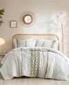 Ink+ivy Imani 3-pc. Duvet Cover Set, King/california King In Sage,ivory