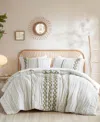 Ink+ivy Imani 3-pc. Duvet Cover Set, Full/queen In Sage,ivory