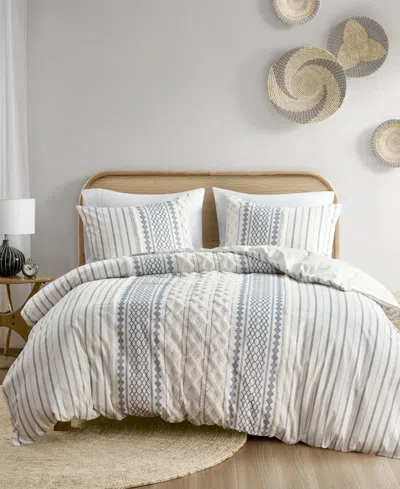 Ink+ivy Imani 3-pc. Duvet Cover Set, King/california King In Navy