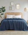 Ink+ivy Inkivy Bree Classic Knit Blankets In Grey