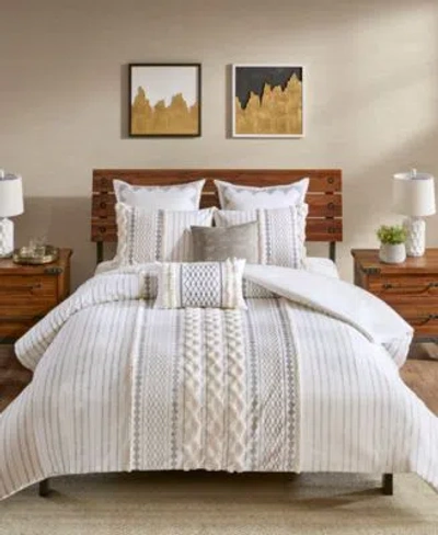 Ink+ivy Inkivy Imani Duvet Cover Sets In Sage,ivory