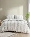 Ink+ivy Kara Jacquard 3-pc. Duvet Cover Set, King/california King In Ivory