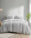 Ink+ivy Kara Jacquard 3-pc. Duvet Cover Set, King/california King In Gray