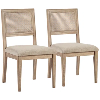 Ink+ivy Kelly Light Brown Wheat Dining Side Chairs Set Of 2