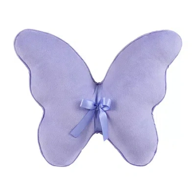 Ink+ivy Kids Purple Butterfly Throw Pillow