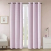 Ink+ivy Kids Quest Rod Pocket Back Tab 100% Blackout Single Curtain Panel In Pink