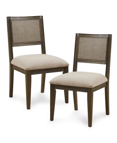 Ink+ivy Leon Dining Side Chair (set Of 2) In Brown